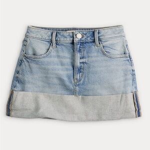 NWT Juniors' SO® Fashionable Denim Skirt Sz 5